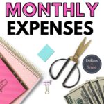 monthly expenses pin