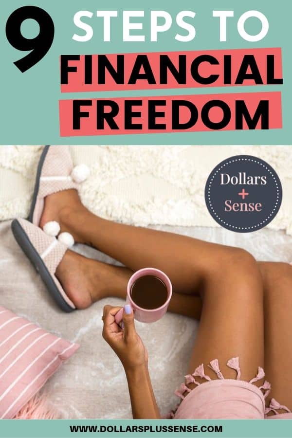 steps to financial freedom pin