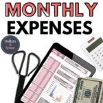 monthly expenses pin