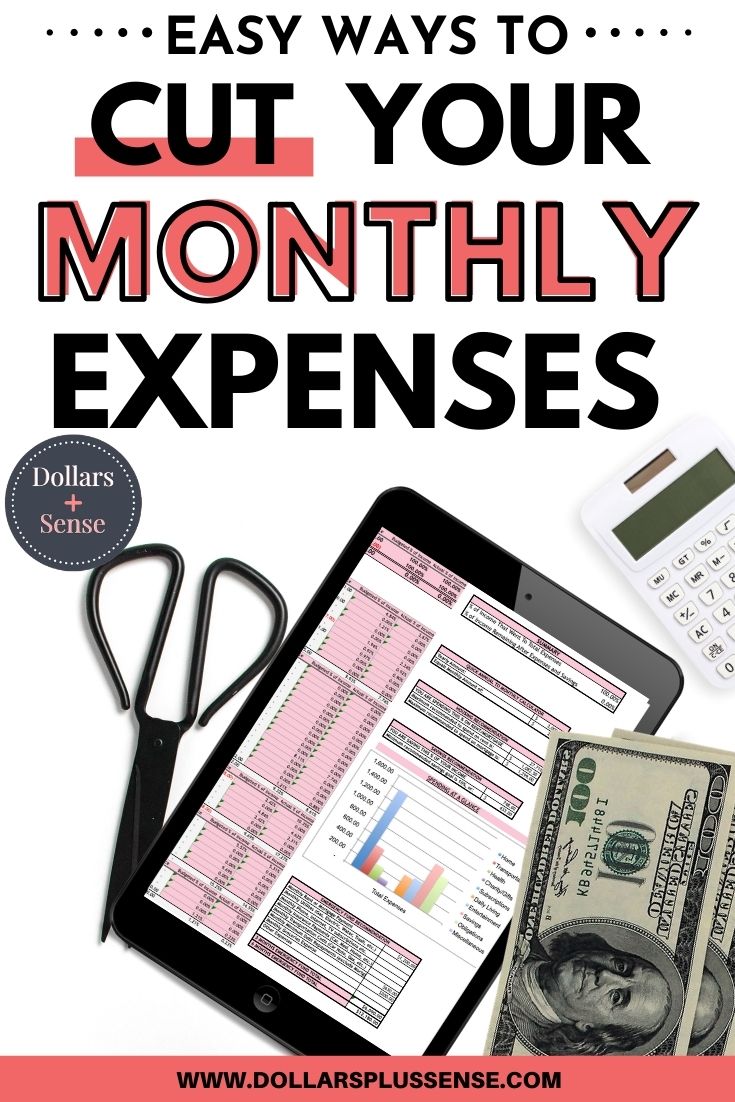 cut monthly expenses