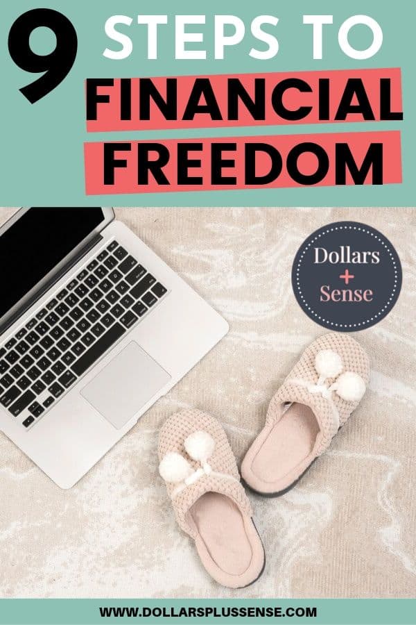 steps to financial freedom pin