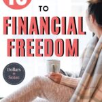Steps to financial freedom pin