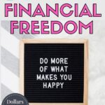Steps to financial freedom pin
