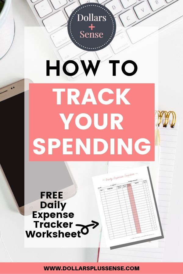 how to track your monthly spending pin