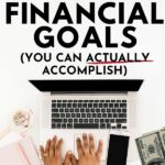how to set financial goals pins