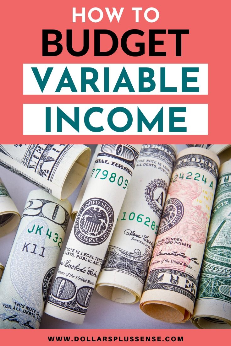 how to budget a variable income pin