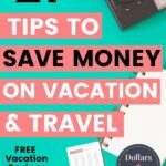How to save money on travel pin
