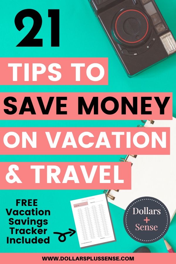 How to save money on travel pin