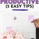 Ways to be more productive pin