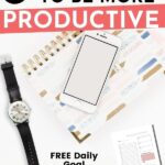 Ways to be more productive pin