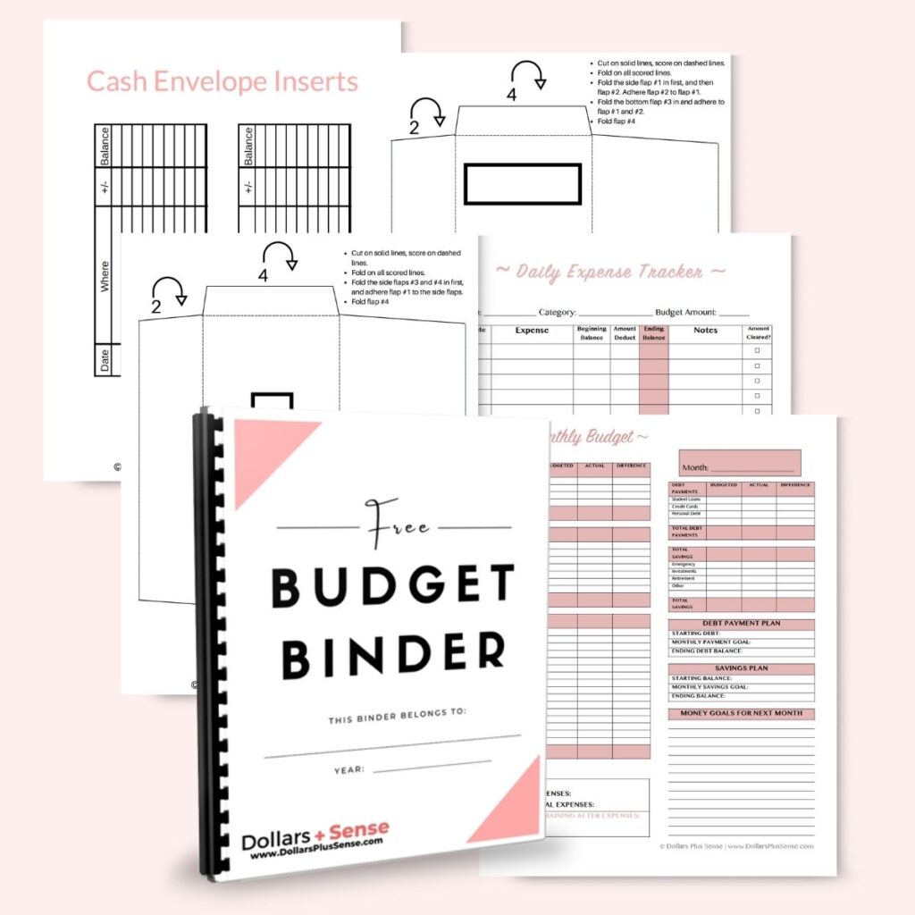Free Printable Budget Binder