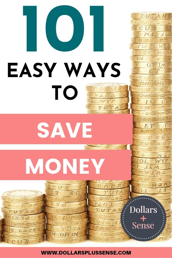 Ways to save money pin