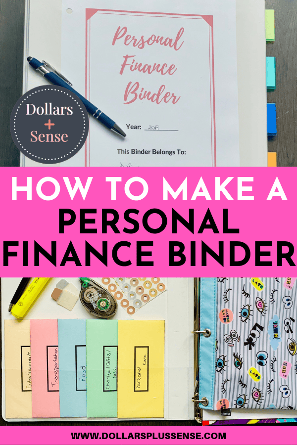 the ultimate personal finance binder pin