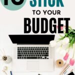 how to stick to a budget pin