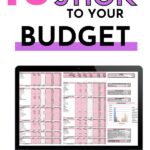 how to stick to a budget pin