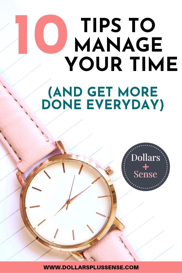 Improve your time management skills pin