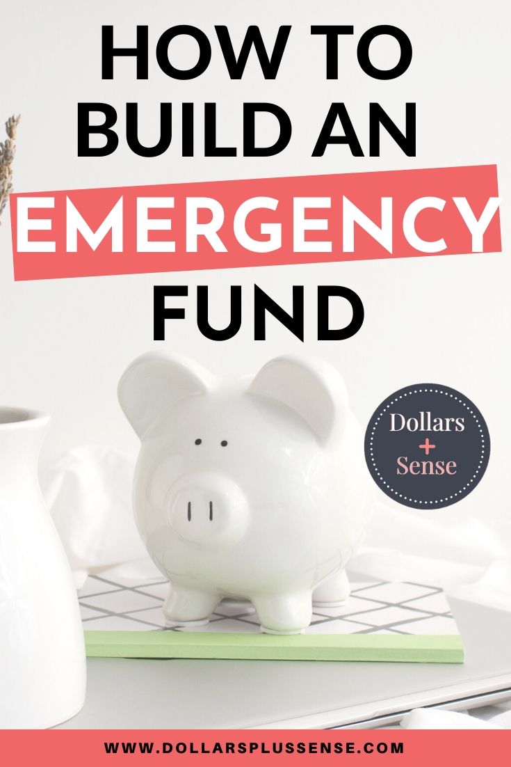 how to build an emergency fund pin