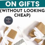 save money on gifts pin