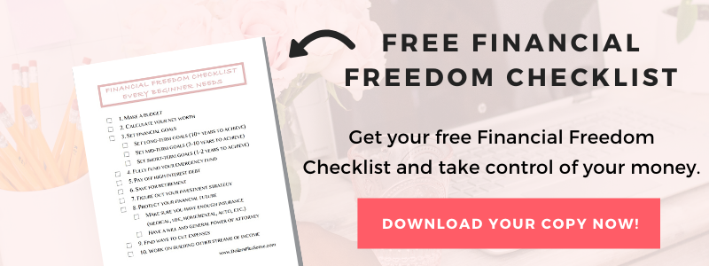 free financial freedom checklist