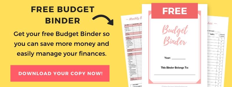 Budget binder sign up