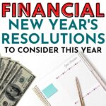 Financial New Year’s Resolutions pin