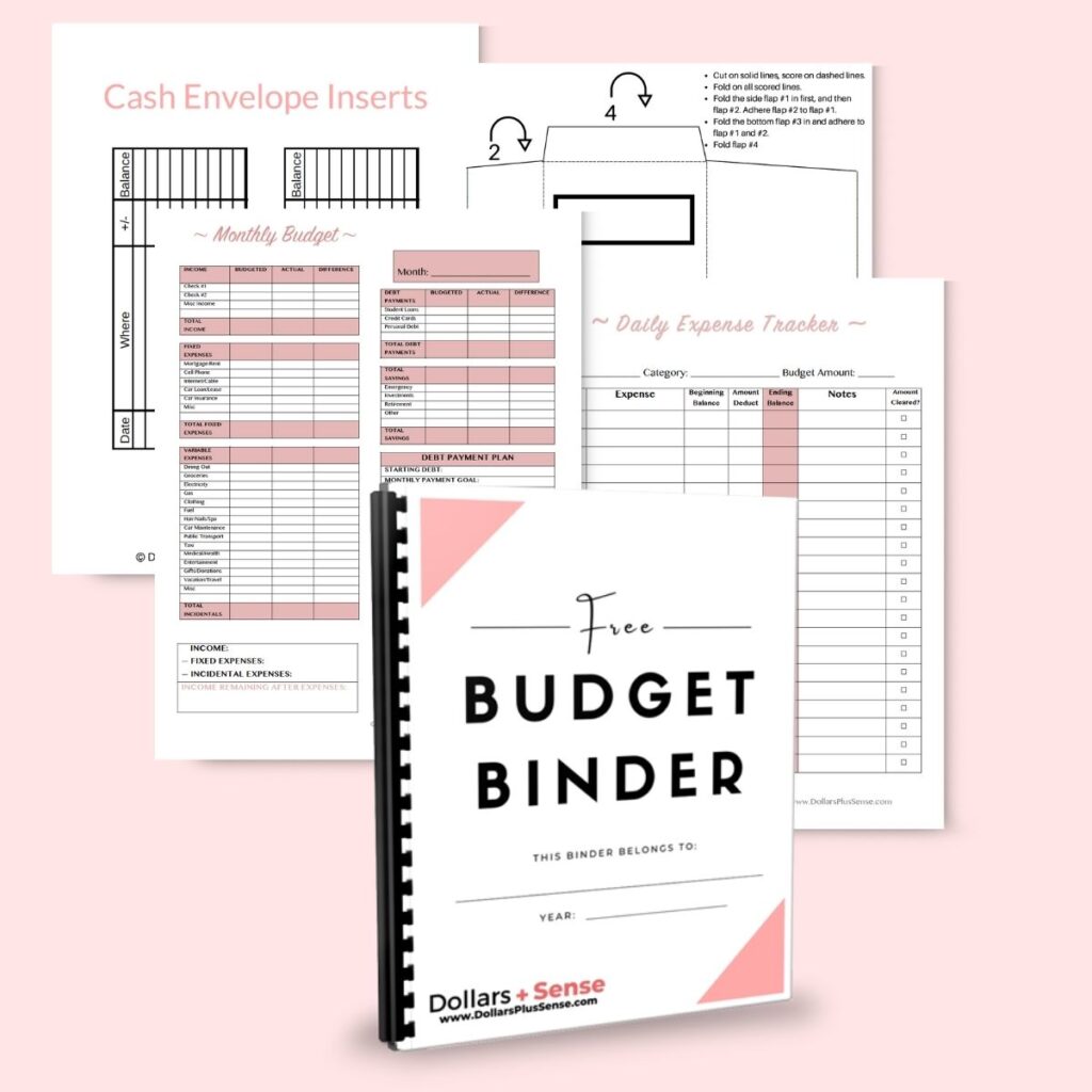 Free Printable Budget Binder