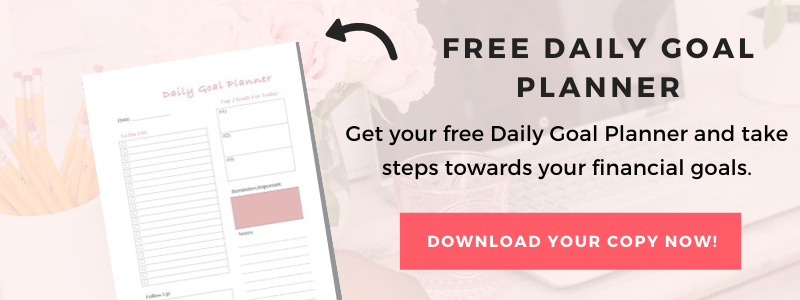 free daily goal planner