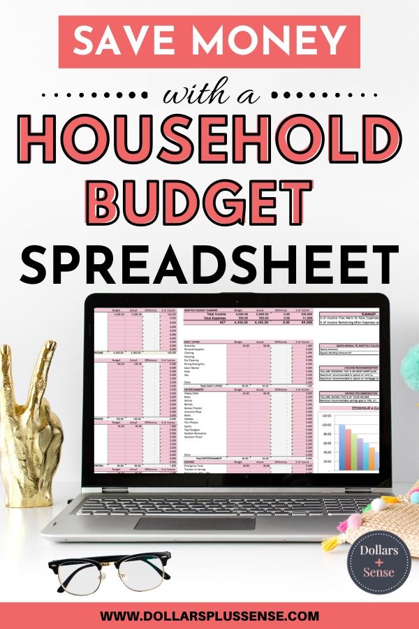 Budget spreadsheet pin