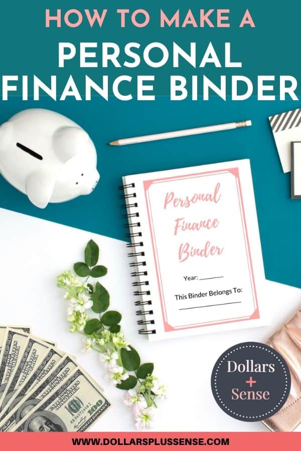 Create A personal Finance Binder pin