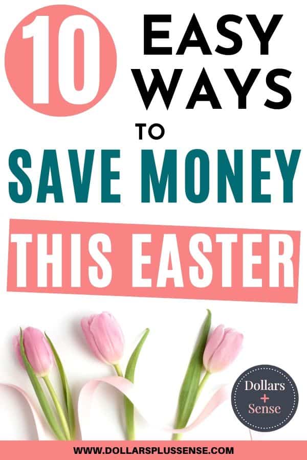 save money this easter pin