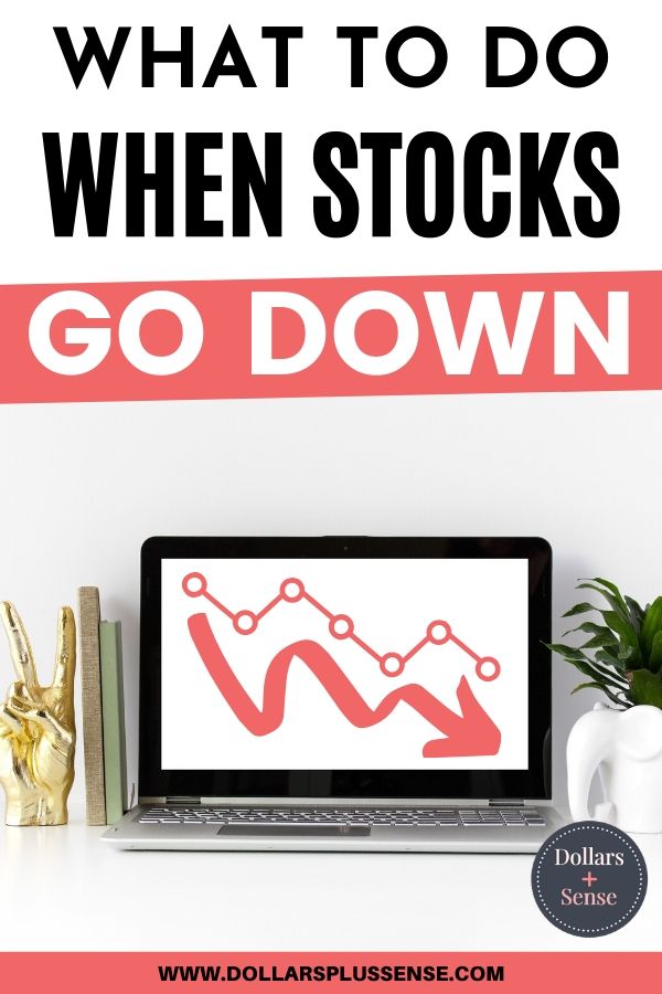 what to do when stock go down pin