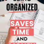 benefits of being organized pin