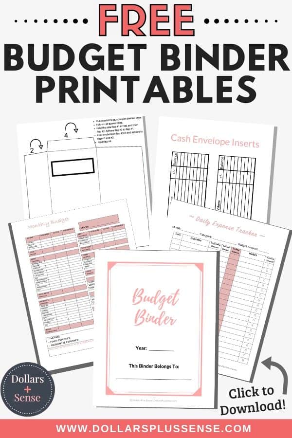 FREE Printable Budget Binder - DOLLARS PLUS SENSE