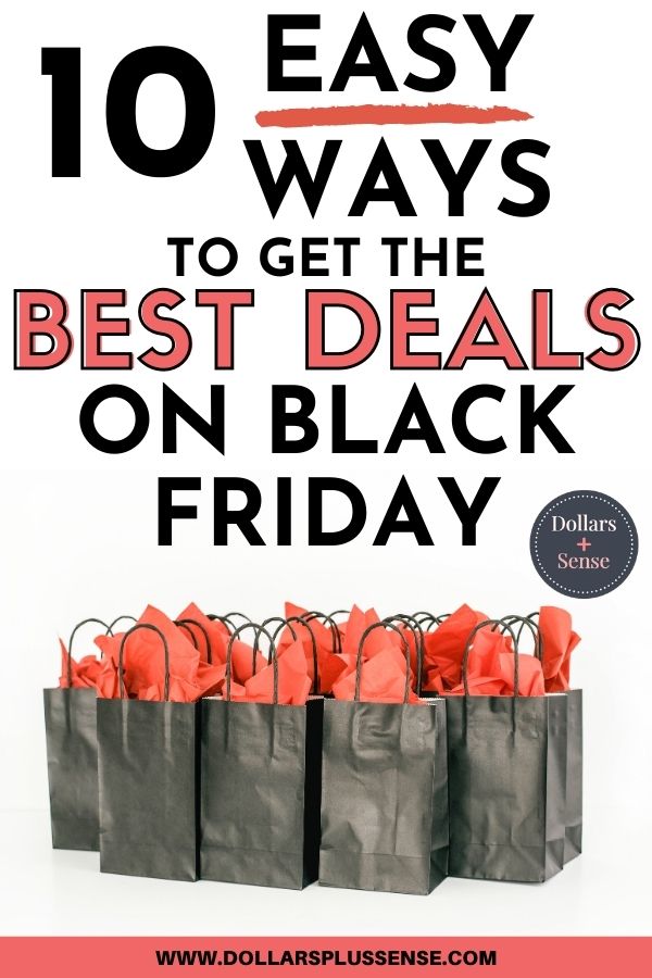 tips for black friday shopping pin