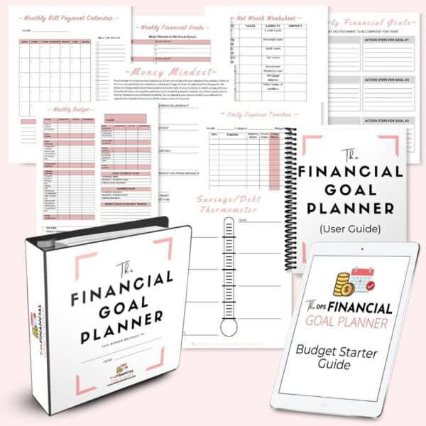 Financial Goal Planner Sales Page - DOLLARS PLUS SENSE