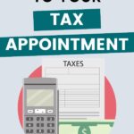 What to bring to a tax appointment pin