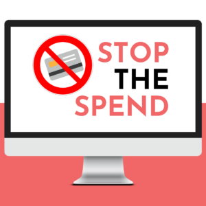 Stop The Spend Mockup