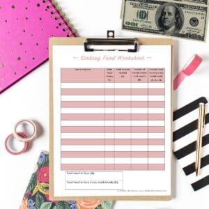 Sinking Fund Worksheet