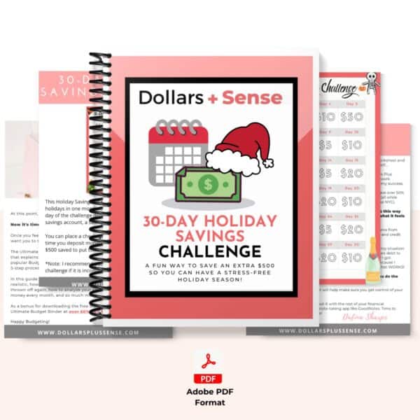 30-Day Holiday Savings Challenge