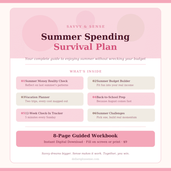 Summer Spending Survival Plan