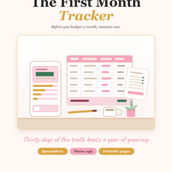 The First Month Tracker