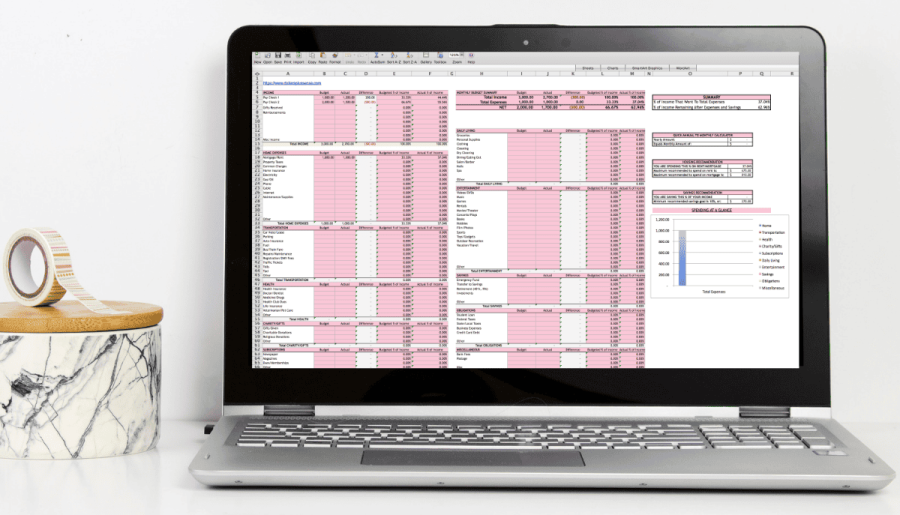 Monthly Budget Template